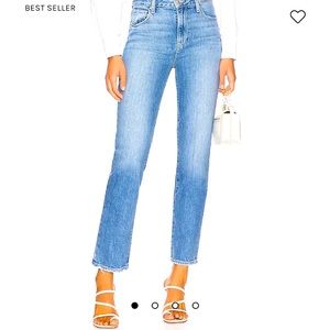 Paige straight jeans high rise NOELLA